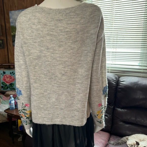 LOGG by H&M Embroidered Floral Wool Sweater - Picture 7 of 11